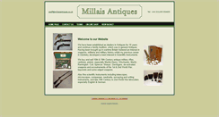 Desktop Screenshot of millaisantiques.co.uk