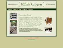 Tablet Screenshot of millaisantiques.co.uk